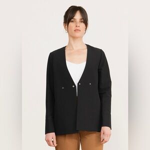 ADAY double take blazer jacket black size large